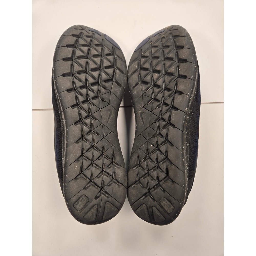 Nike Free RN Shield Mens 12 Navy Black Running Shoes Excellent AA3760-001 - Picture 6 of 7